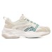 Skechers D'Lites 4.0 Chunky Sneakers Women's Low-Top Ecru/Lake Green 35