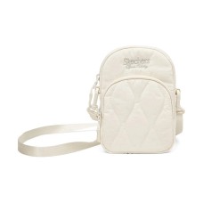 Skechers Fabric Crossbody Bag, Shoulder Bag Regular Unisex White Белый