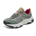 Skechers Street Cushioned Wear-Resistant Breathable Lightweight Low-Top Casual Shoes Men's Gray Green Gray Green, 42