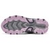 Skechers Anti-Slip Wear-Resistant Mid-Top Trekking Shoes Women's Gray Pink Gray Pink, 36.5
