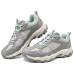 Skechers OUTDOOR Anti-Slip Wear-Resistant Low-Top Chunky Sneakers Women's Gray Серый, 39