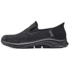 Skechers WOMEN'S GO WALK Slip-Resistant Breathable Low-Top Casual Shoes Women's Black Черный, 38.5