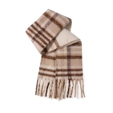 CAMEL Knit Scarves Unisex Cream Apricot