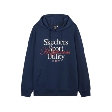 Skechers Sports Alliance Series Sweatshirt Unisex Navy Blue Navy Blue/002Z, XL
