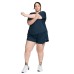 One Classic Plus Size Dri-FIT Short-Sleeve Top Armrnv/bla, 1X