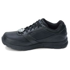 Skechers Abrasion Resistant Low Top Running Shoes Men's Black Черный, 40