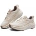 Skechers WOMEN'S GO Series Breathable Coverage Support Low-Top Casual Running Shoes Women's Beige Бежевый, 36
