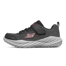 Skechers Nitro Sprint Anti-Slip Wear-Resistant Kids Lifestyle Shoes Gray Kids' 27.5