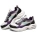 Skechers Stamina Airy Chunky Sneakers Men Low-Top White/Purple/Black 41
