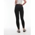 Topshop Petite full length heavy weight legging in black Черный, L - US 12