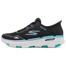 Skechers WOMEN'S GO Series Anti-Slip Wear-Resistant Low-Top Casual Running Shoes Women's White Black Черно-белый, 36