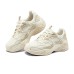Skechers DLITES Durable Breathable Low-Top Chunky Sneakers Women's Natural 36