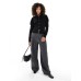 ASOS DESIGN knitted crew neck cape cardigan in black Черный, XS - US 0-2