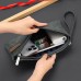 MashaLanti Synthetic Leather Shoulder Bag, Handle Bag, Clutch Regular Men's Smoke Gray Smoke Gray, Shopping Bag