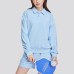 Skechers Sweatshirt Women's Moon White Blue Moon White Blue/02PB, S