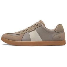 Skechers Street Anti Slip Wear Resistant Low Top Skateboard Shoes Men's Taupe Бежевый, 41.5