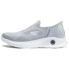 Skechers Non-slip Wear-resistant Shock Absorption Low-Top Casual Shoes Men's Gray Серый, 41