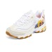 Skechers D'LITES 1.0 Cushioning Height Increasing Low-Top Chunky Sneakers Women's White Multicolor 35