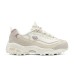 Skechers DLITES Cushioning Anti-Slip Wear-Resistant Breathable Coverage Warm Low-Top Chunky Sneakers Women's Ecru Бежевый, 37