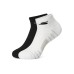 Skechers Ankle Socks Unisex 2 Pack 2 Pack (White/Carbon Black/038C), S