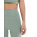 adidas Running Own The Run 7/8 leggings with phone pocket in silver green Серый, S