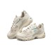 Skechers D Lites 2.0 Running Shoes White/Brown/Blue Women's 38.5