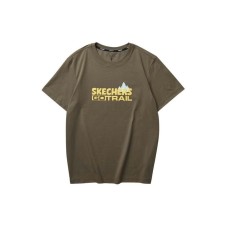 Skechers T Shirt Men's Mushroom Brown Коричневый, M