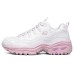 Skechers Energy Cushioned Wear-Resistant Breathable Low-Top Casual Shoes Women's White Pink 38