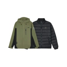 Skechers Windbreaker Jacket Men's Khaki Green Khaki Green-016C, M