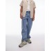 Topman baggy jeans in dark blue Синий, W36 L32