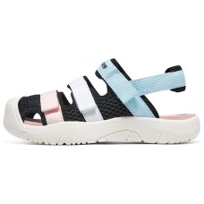 Skechers Anti Slip Wear Resistant Children's Sandals Black Blue Teenagers 31