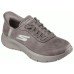 Skechers Go Walk Fle Slip Resistant, Abrasion Resistant, Lightweight Low Top Casual Shoes Women's Brown Коричневый, 36