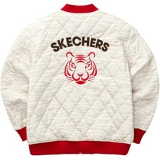 Skechers New Year Puffer Jacket Winter Unisex Red-00R3, M