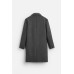 Пальто из смесовой шерсти ZARA Серый, XS