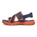 Skechers Supreme Durable Breathable Children's Sandals Blue Orange Teenagers 33.5