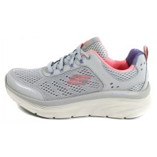 Skechers D'lux Walker Cushioning Slip Resistant Low Top Casual Shoes Women's Silver Pink Розовый, 36.5