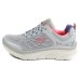 Skechers D'lux Walker Cushioning Slip Resistant Low Top Casual Shoes Women's Silver Pink Розовый, 36.5