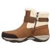 Easy Spirit Elinor Mid Round Toe Zippered Pull On Booties Womens Brown Casual Bo 8