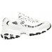 Skechers Cushioning Wear-Resistant Low-Top Chunky Sneakers Women's White Черно-белый, 38