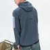 Skechers Jackets Men Dark Slate Dark slate color, S
