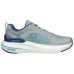 Skechers Wear resistant And Lightweight Low Top Casual Shoes Women's White Blue White blue, 39