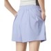 Skechers Casual Shorts Women's Light Blue Голубой, L