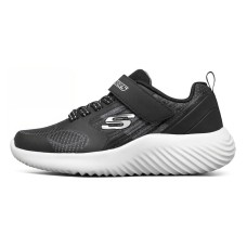 Skechers Slip-Resistant Cushioning Wear-Resistant Breathable Casual Athletic Shoes Black Gray Color Teenagers 32