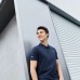 Skechers Polo Shirt Men's Academy Navy Academy Navy/02MZ, S