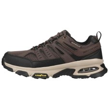 Skechers Breathable Lightweight Rebound Low-Top Casual Running Shoes Men's Black Черный, 45