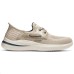 Skechers Hands Free Slip Ins Cushioned Wear Resistant Lightweight Low Top Casual Shoes Men's Taupe Серо-коричневый, 42