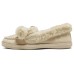 Skechers Cushioned Slip-Resistant Warm Low-Top Casual Shoes Women's Natural Бежевый, 36.5