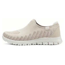 Skechers Cushioned Slip-Resistant Low-Top Casual Shoes Women's Natural natural/multicolor, 37