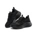 Skechers Cushioned Wear-Resistant Height Increasing Low-Top Chunky Sneakers Women's Black Черный, 35