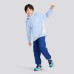 Skechers Grade School Sweatshirts Moon White Blue, 160